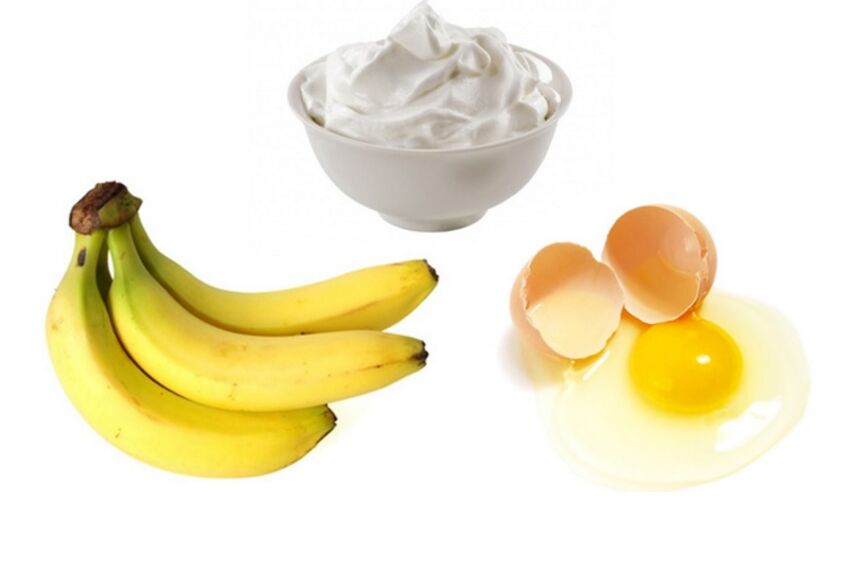 A máscara de ovo e plátano é apta para todo tipo de pel